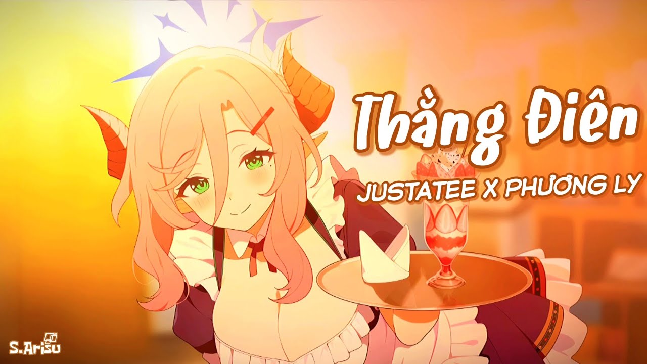 Thằng Điên - Justatee x Phương Ly [ Lyrics // Speed Up ] | Juri (Maid) - Blue Archive Live2D