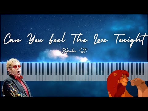 "Can You Feel The Love Tonight" on Piano (Elton John Piano Cover)