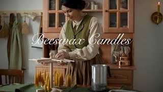 How To Make HandDipped Beeswax Candles  Slow living | Farmcore