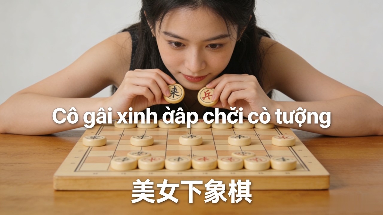温柔美女下起象棋来，居然这么霸气 #反差感