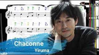 Chaconne | Yiruma | Violin SHEET MUSIC [With Fingerings] [Level 3]