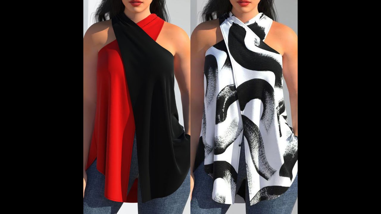 How to Cut and Sew a Stylish Crisscross top.very details and beginner friendly.