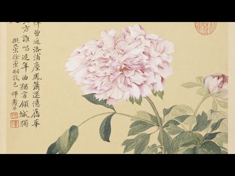 恽寿平 没骨花鸟画 二