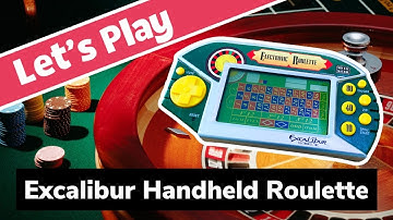 Electronic Handheld Casino Roulette By Excalibur Gameplay and Review