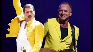 Sting's heartfelt new tribute to Queen lead singer 'He was unique'