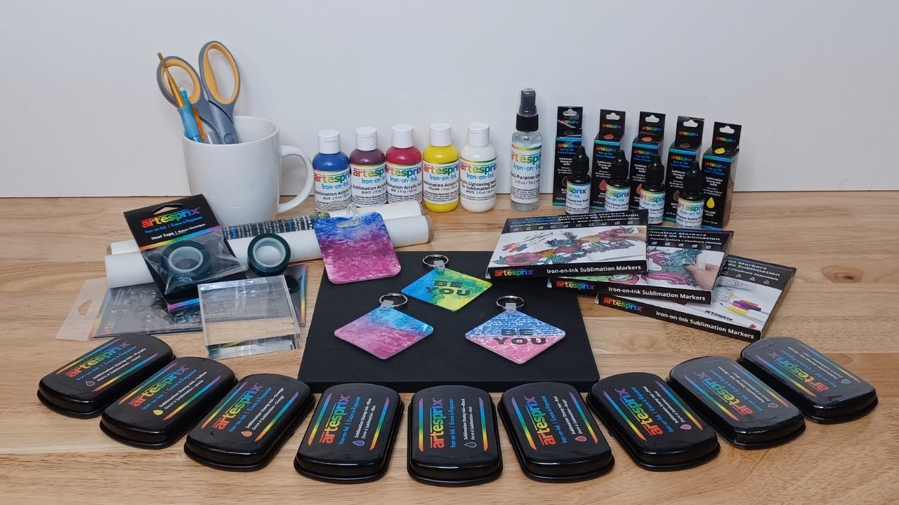 Artesprix Black Sublimation Markers - Pack