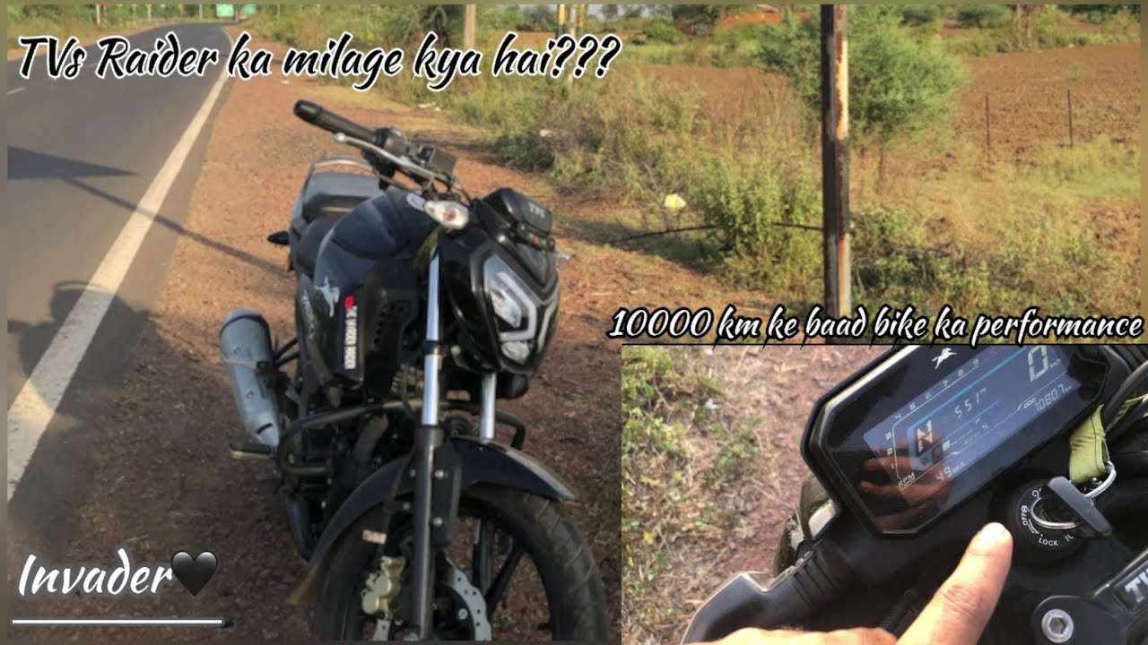 Tvs raider 125 after 10000 km review || Vlog 9 || Invader || Motovlog