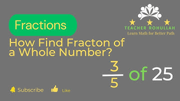 𝐇𝐨𝐰 𝐭𝐨 𝐅𝐢𝐧𝐝 𝐅𝐫𝐚𝐜𝐭𝐢𝐨𝐧 𝐨𝐟 𝐚 𝐖𝐡𝐨𝐥𝐞 𝐍𝐮𝐦𝐛𝐞𝐫?