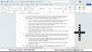 Illustrated Excel 365 | Module 3: SAM Project A Décor Online