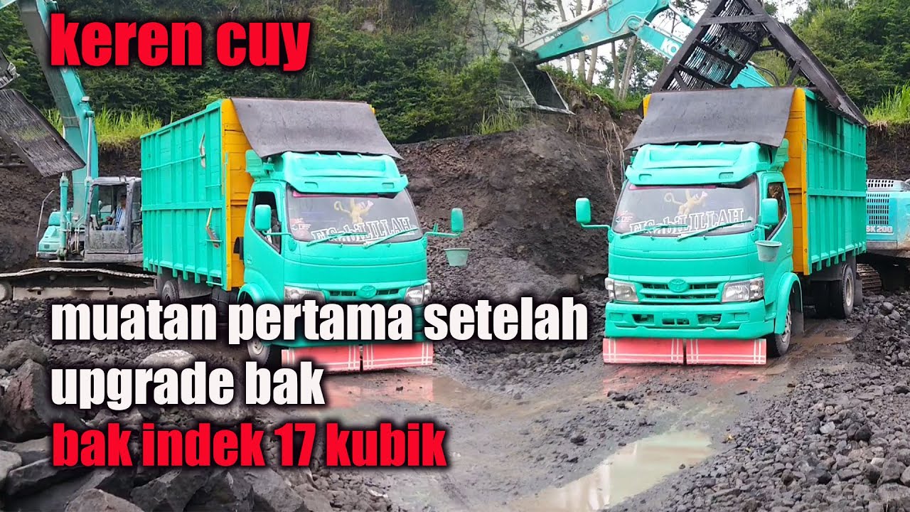 truk pasir merapi bak indek 17 kubik
