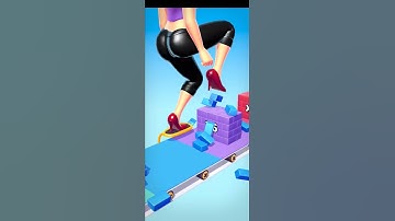 HEEL STEPS MASH GAME #mobilegame #gameplay #ffshorts #stackball #streetchaser #game #heelstepsmash