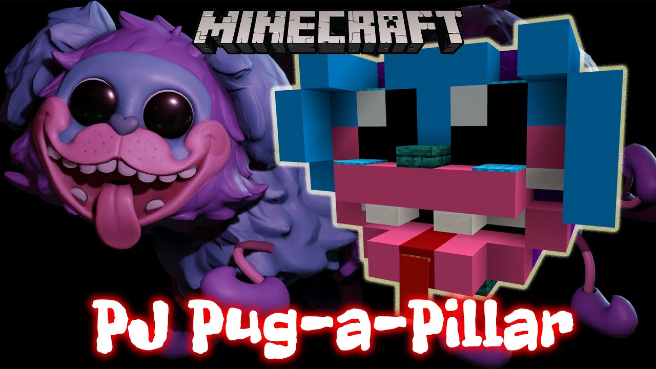Pj Pug-A-Pillar (Poppy Playtime) Minecraft Mob Skin