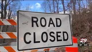 Flooding in central Virginia causes road closures
