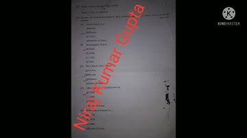 BA part 2  purnea University questions previous year papper 3rd