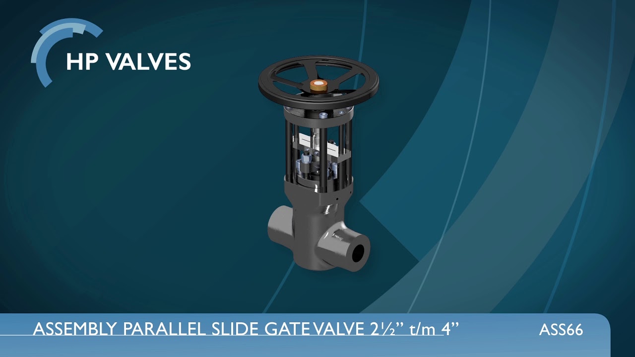 DS 06.6   Assembly movie parallel slide gate valve DN 65 100 R1