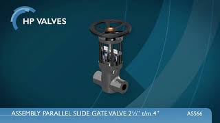 DS 06.6   Assembly movie parallel slide gate valve DN 65 100 R1