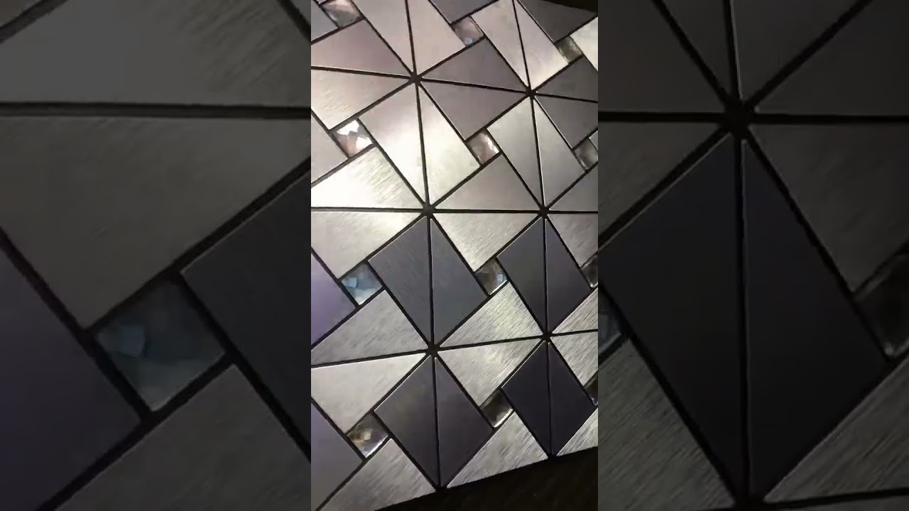 Art3d 10 Sheet Peel and Stick Backsplash Metal Mosaic Tiles Review, Stunning peel and stick tiles