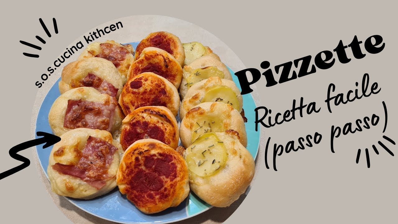 👉 Pizzette come al bar fatte in casa 🍕 | Ricetta facile in 3 gusti
