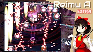 Touhou 14 - Double Dealing Character Reimu A Extra Stage Clear