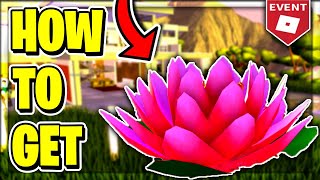 [FREE ITEM] How To Get The *PINK LOTUS* In Roblox Why Don't We Launch Party Event