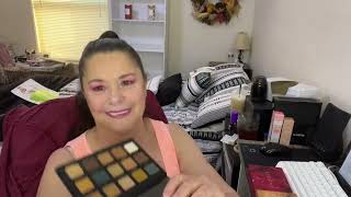 Pink eyeshadow look for #breastcancer awareness! And showing all the alter ego palettes 💗 ￼