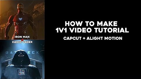 How To Make 1v1 Video In Capcut And Alight Motion || Capcut And Alight Motion || 1v1 Edit Tutorial