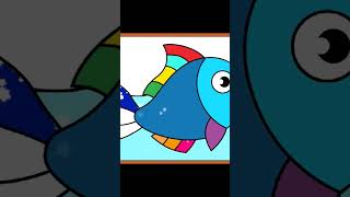 Fish drawing #pictures #drawing #coloring #babyactivities #kidsvideo #coloringart