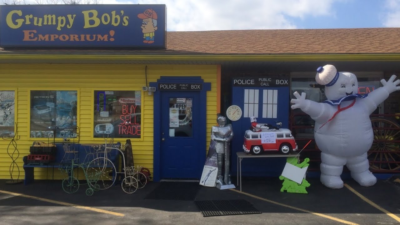Terron and Lauren go to Grumpy Bob's Emporium - YouTube