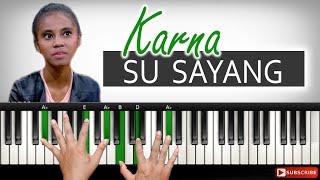 Karna Su Sayang - Dian Near | Piano Cover | Belajar Piano Keyboard chords