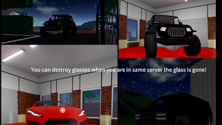 Four cars that you will destroy have tinted windows while parking in Roblox CrimeLogic!