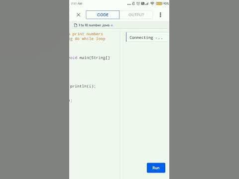 write a program to print numbers from 1 to 10 using do while loop in ...