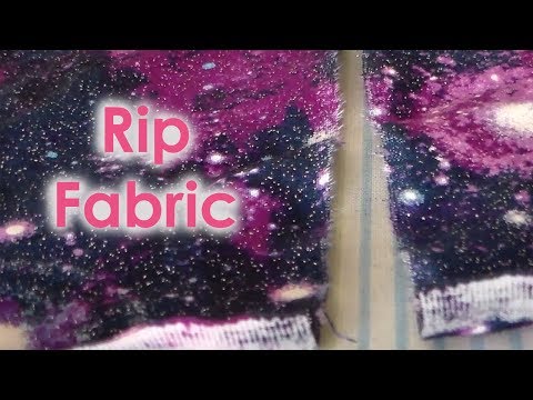 How To Rip Fabric