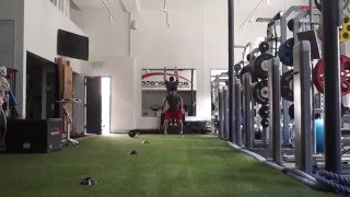 Bilateral Footfire to Linear Acceleration