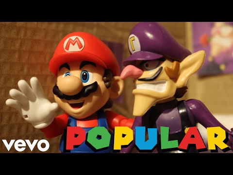 Mario Stop Motion - Popular [MUSIC VIDEO]