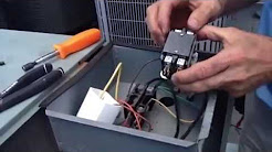 REPLACING AIR CONDITIONING CONTACTOR