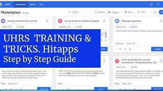 UHRS New Market place Training. How To Work on UHRS New Dashboard Tricks 2021. UHRS training.