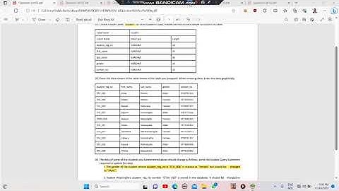 Database Management System Question set video 06