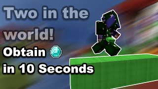 [FWR] Bedwars Obtain Diamond Speedrun in 10 seconds