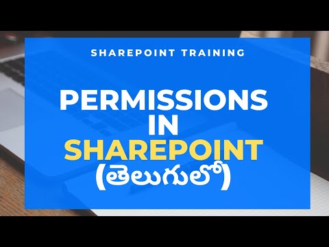 Permissions in SharePoint online explained in Telugu