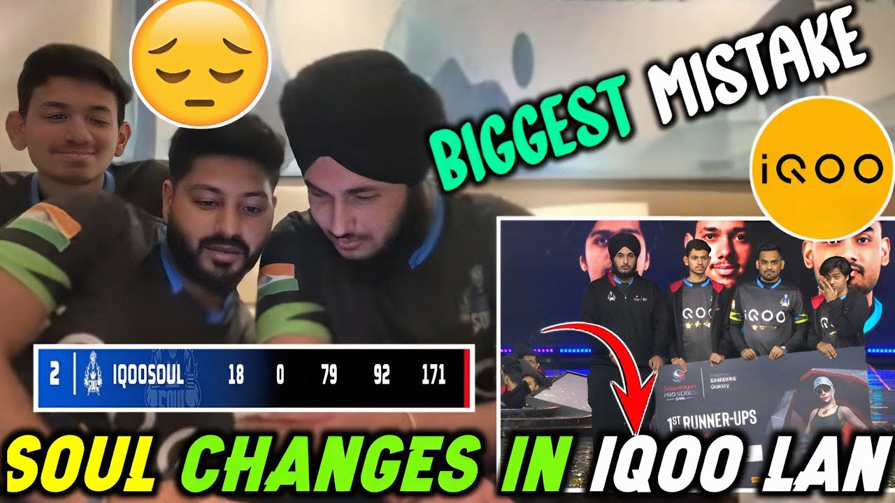 Soul lineup Changes in IQOO lan 🥵 soul biggest mistake 💔 - YouTube