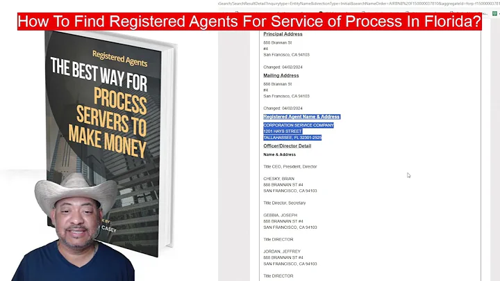 How To Find Florida Registered Agents | Process Server Marketing Tip
