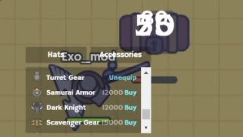 Perfect stacked reverse insta-kill in Moomoo.io