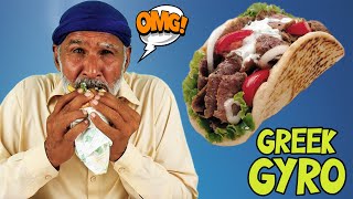 Tribal People Try Greek Gyro for the First Time