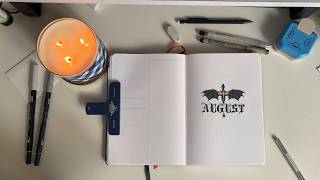 let's set up for august in my bullet journal! | august 2026 bullet journal setup