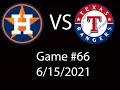 Astros VS Rangers Highlights 6/15/21