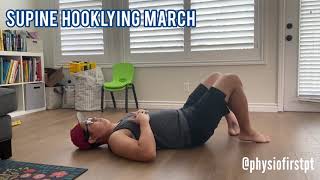 Supine Hooklying March
