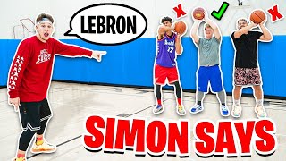 COPY LEBRON JAMES OR LOSE IN SIMON SAYS BASKETBALL