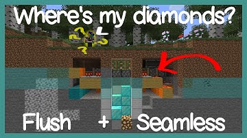 Flush and Seamless 2x2 Trapdoor - Minecraft Redstone Doors