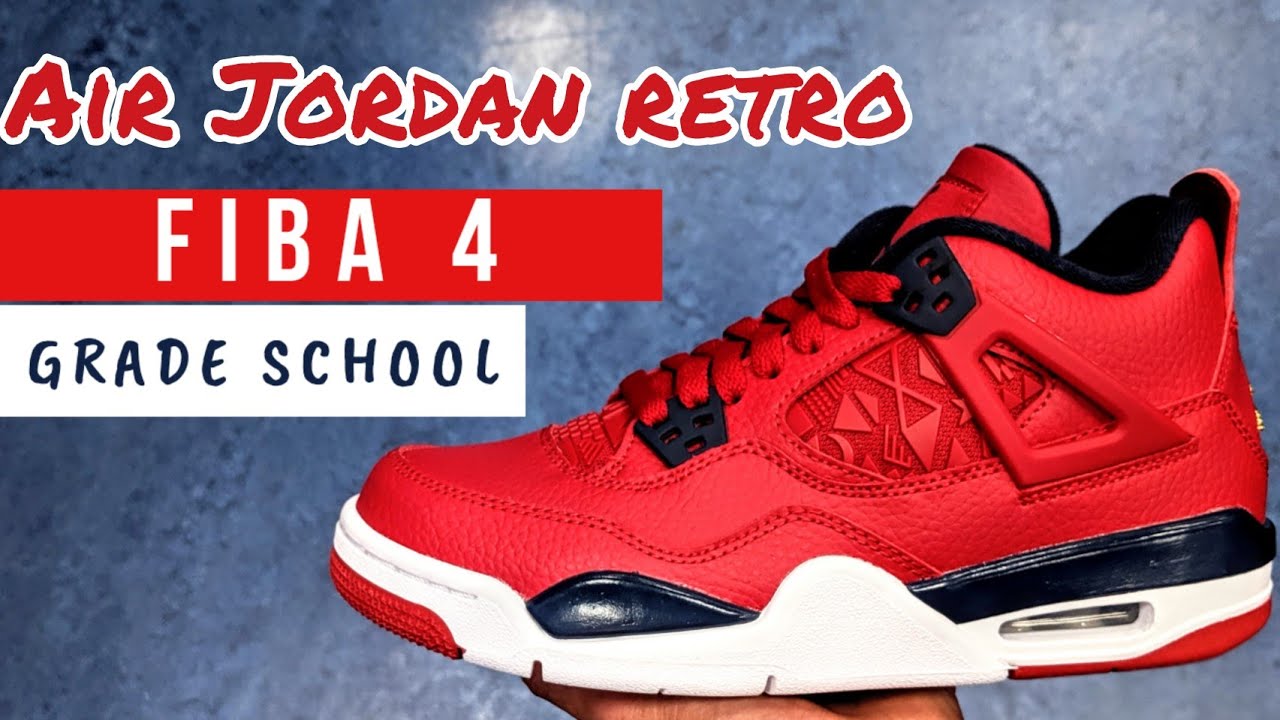 jordan 4 fiba footlocker