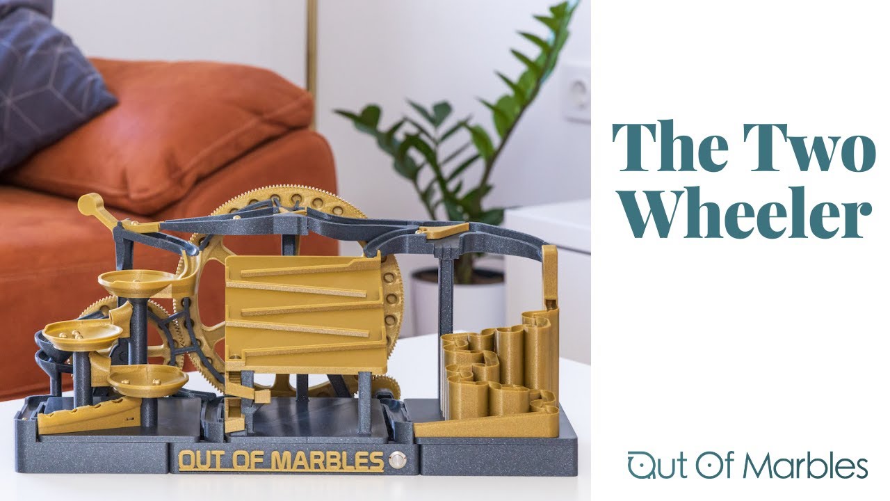 3D Printable Triple Twister Module - Out Of Marbles - Marble